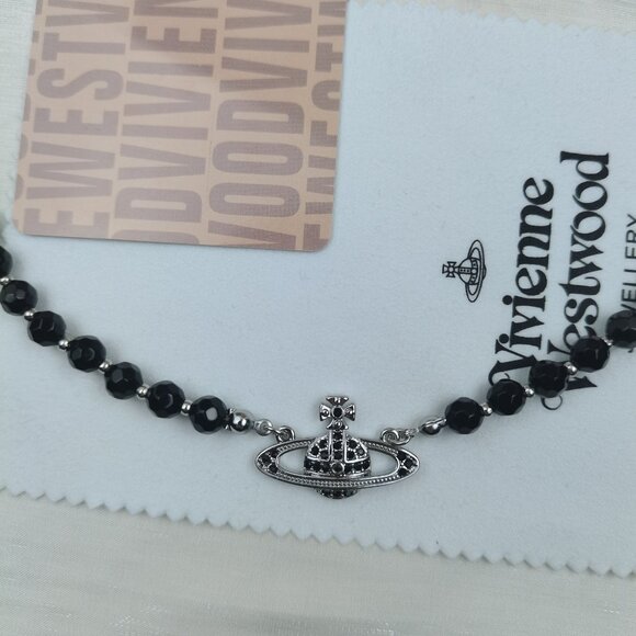 Vivienne Westwood Black Mini Bas Relief Choker - Picture 3 of 10